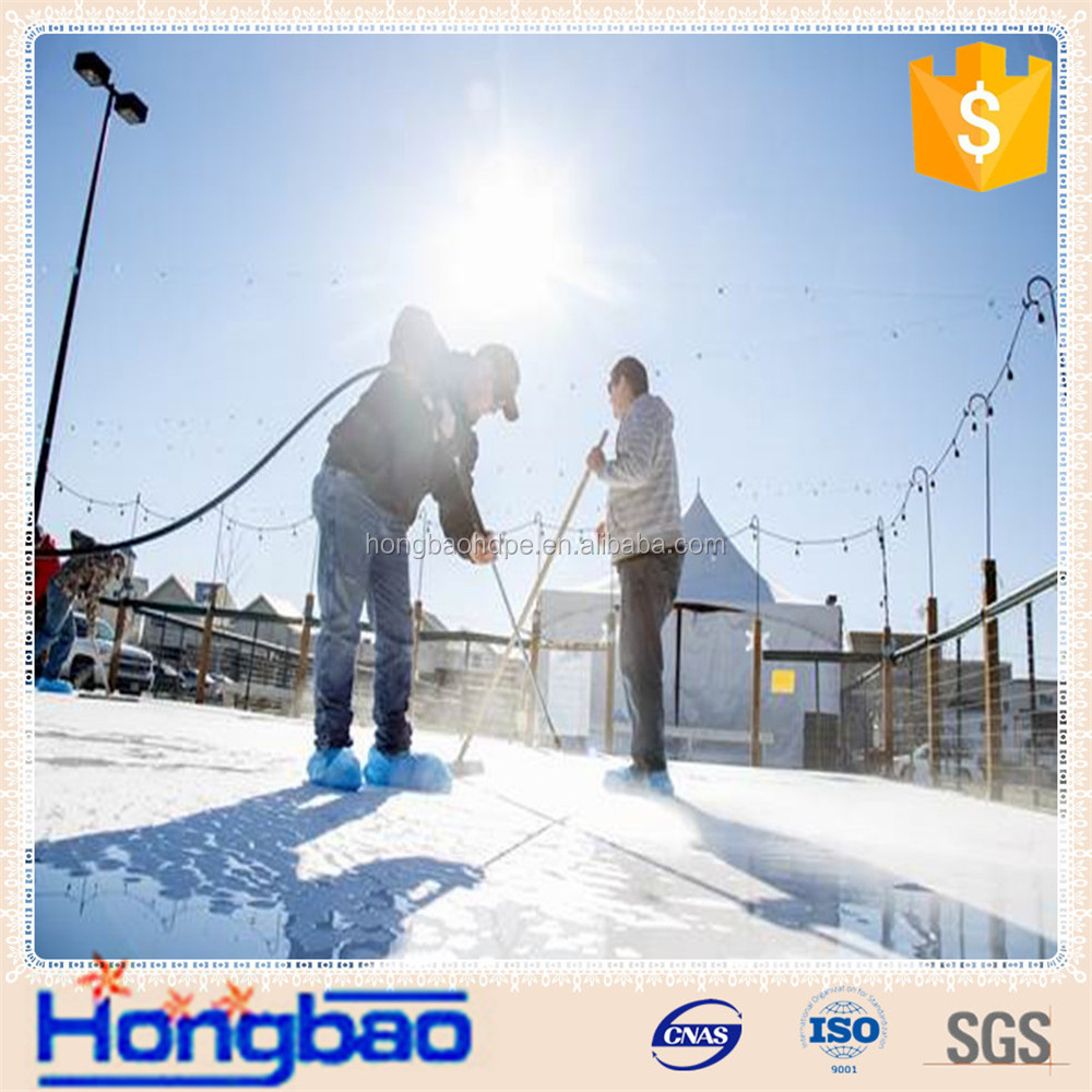 backyard ice rinks shooting pad/ uhmwpe roller skating board