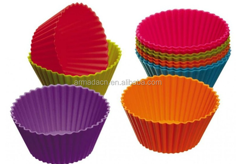 Multi-function Eco-friendly Round shape silicone cake decorating molds