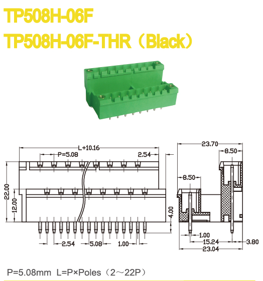 プラグイン可能なターミナルブロックフランジ付5.08複列のピンヘッダピッチで使用されるサーボドライブ仕入れ・メーカー・工場