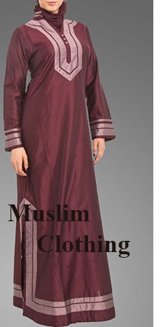 2016 Design Mens Islamic Thobe Saudi Style Robe Arab Sayyid Thobe Maroon.jpg