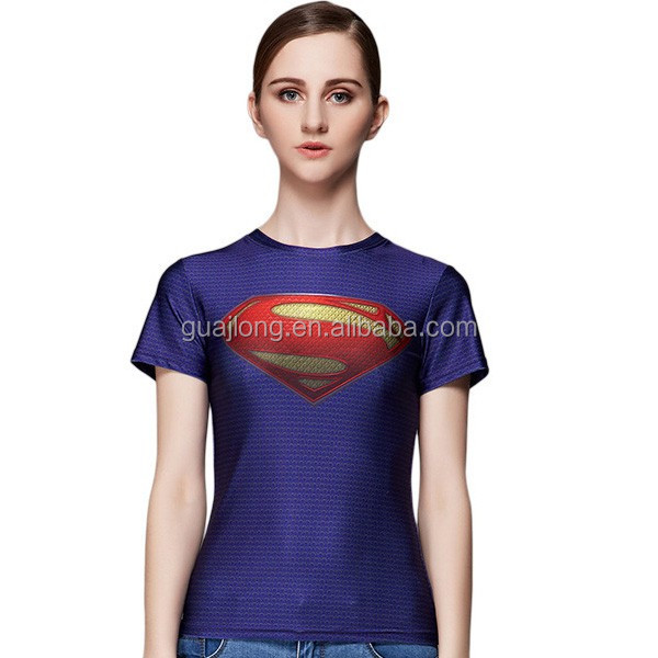 新しい到着ファッションデザイン圧縮タイツ女性トップtシャツ仕入れ・メーカー・工場