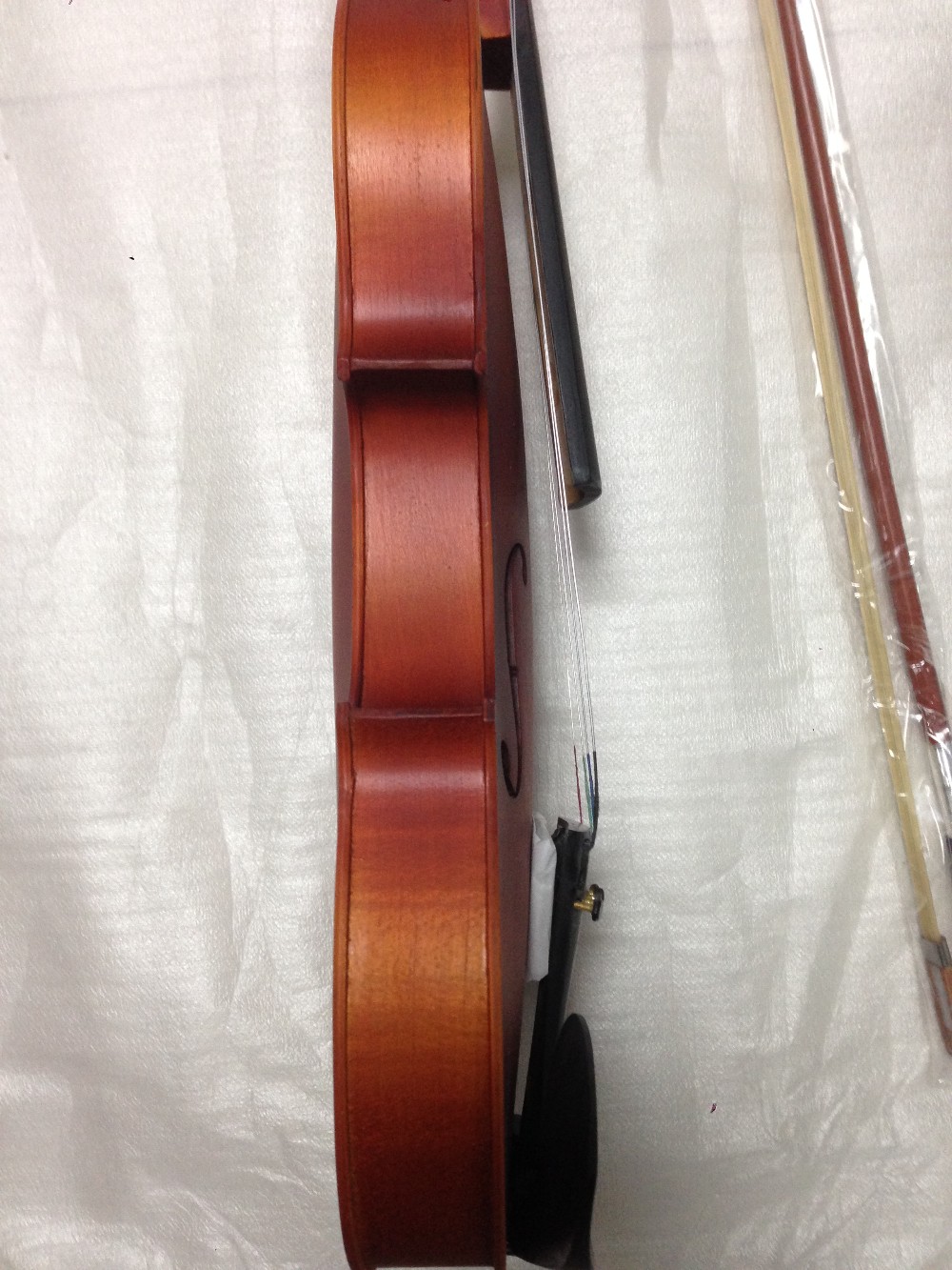 ハイエンドアンティークバイオリンで合板トップマット仕上げ、4/4バイオリン、学生バイオリン仕入れ・メーカー・工場