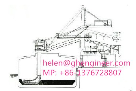 continuous ship unloader chain bucket ship unloader 600tph to 1200tph
