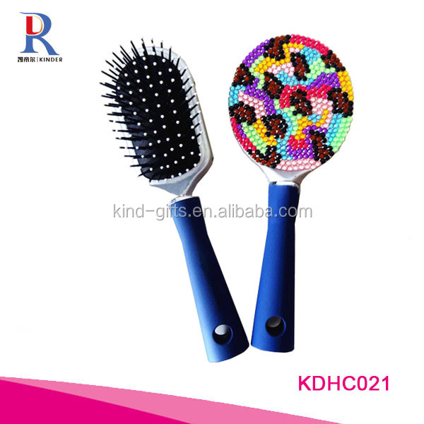 Bling Bling Diamond Sex Women Cosmetic Tool Crystal Hair Brush  