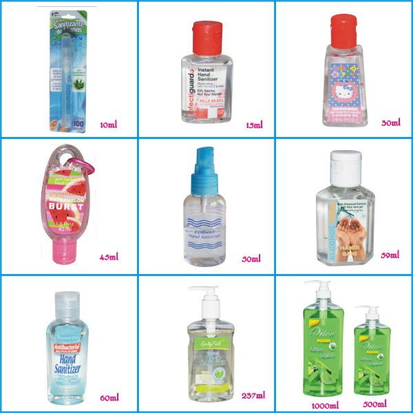 oem中国60ml237ml500mlハンドサニタイザー問屋・仕入れ・卸・卸売り
