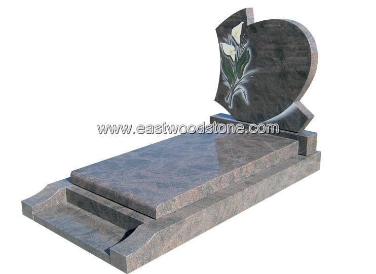 black marble gravestones