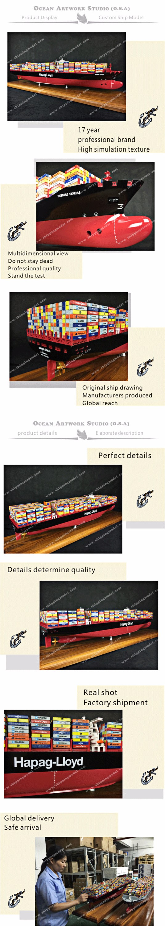 ship model,Boat model,model ships,container ship model, container shipping model Supplier