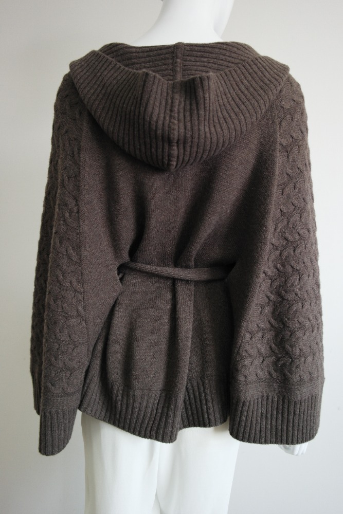 Fashion Ladies& Girls Cable Knit European Hoodies And Cardigan Pattern Sw...
