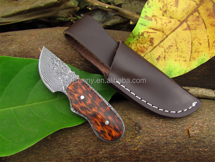 ミニdsk-007snakewoodハンドル固定刃ダマスカス鋼ストレートoemハンティングナイフ仕入れ・メーカー・工場