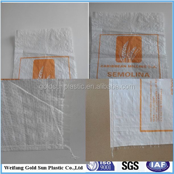 hot sale rice bag/ wowen bag for wheat flour bag