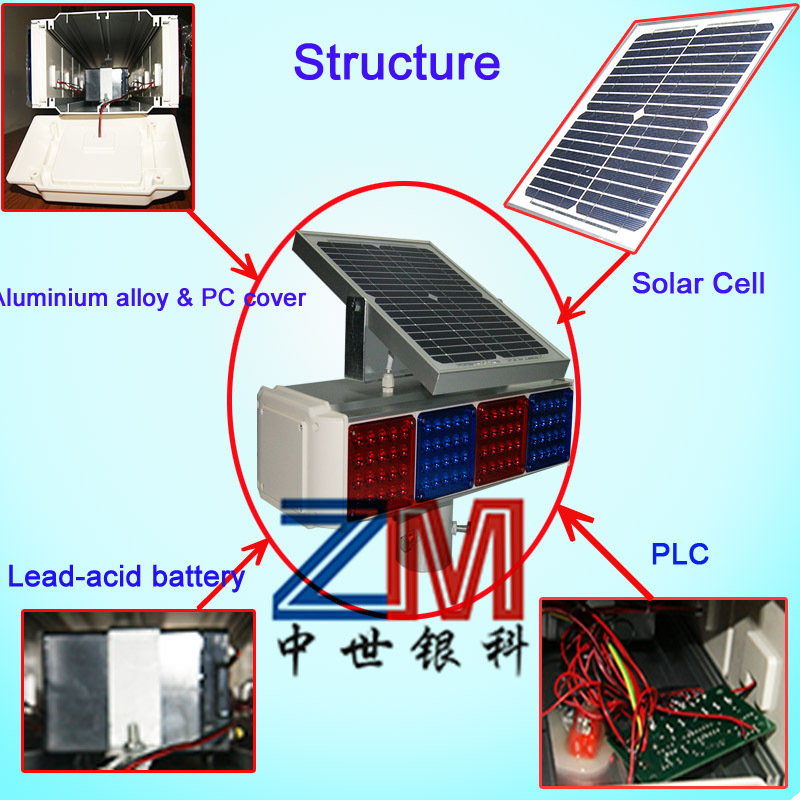 LEDの太陽トラフィック警告灯問屋・仕入れ・卸・卸売り