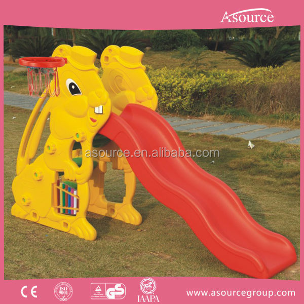 安全に・幸せなceは承認されたかわいい小さなウサギの子供のプラスチック製のスライドと洗濯ap-is0012自宅で子供の屋内遊び場問屋・仕入れ・卸・卸売り