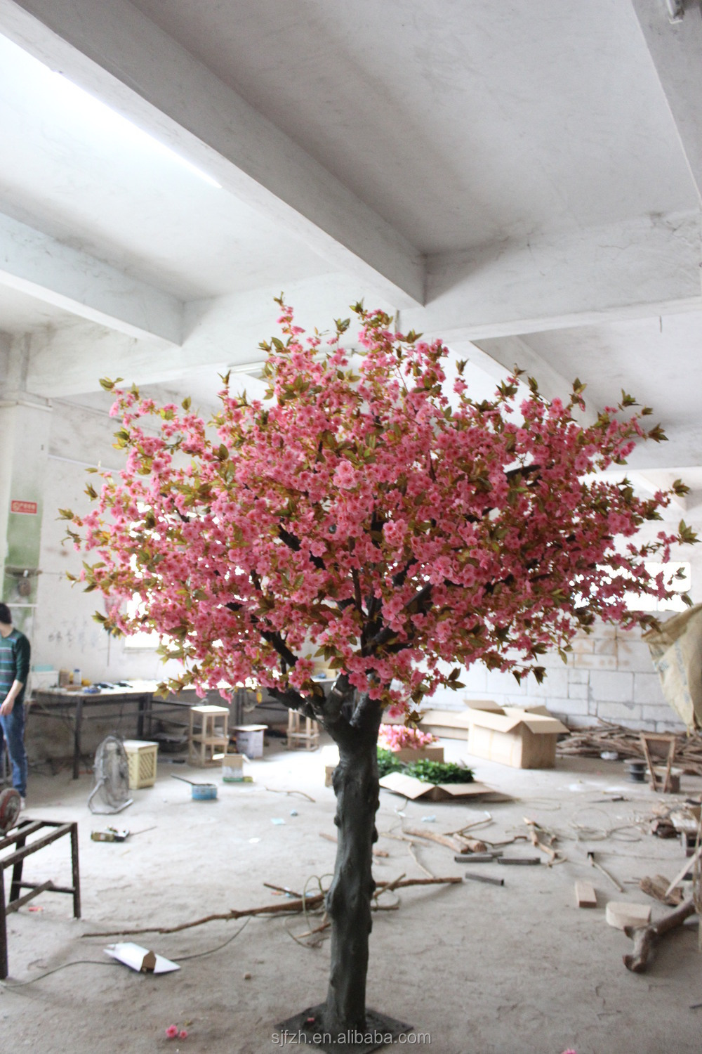 Nozze decorazione falso fiore di ciliegio rami degli alberi ramo ...
