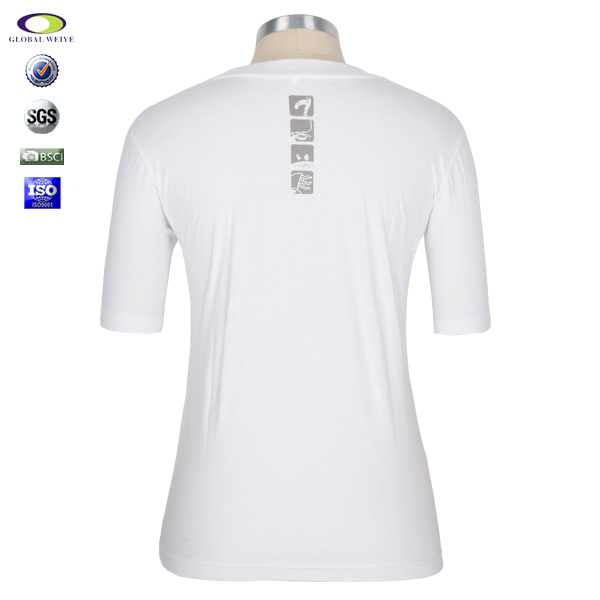 2015高品質スリム フィット卸売中国安い綿白デザイン カスタム tシャツ仕入れ・メーカー・工場