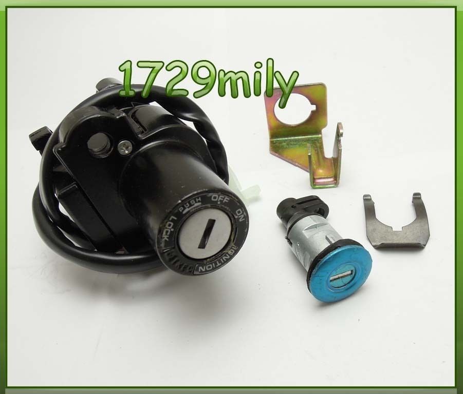 Ignition Switch Lock Key Fuel Gas Cap Cover Set for Honda CBR 600RR 03-06 04 053