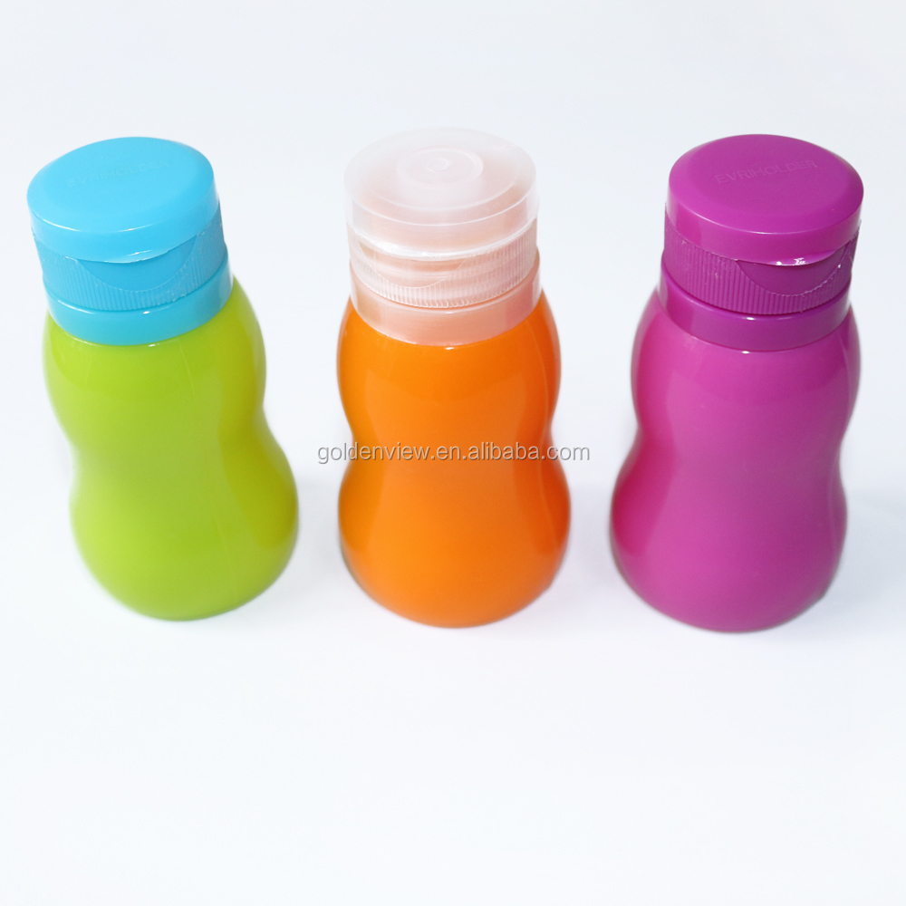 Bathroom Silicone Mini Bottle Small Jar For Shower Gel Bath Cream