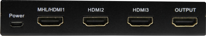 HDMI スイッチ 3 × 1 サポート 4Kx2K MHL 関数と 5.1/2.1 オーディオ チャンネル問屋・仕入れ・卸・卸売り