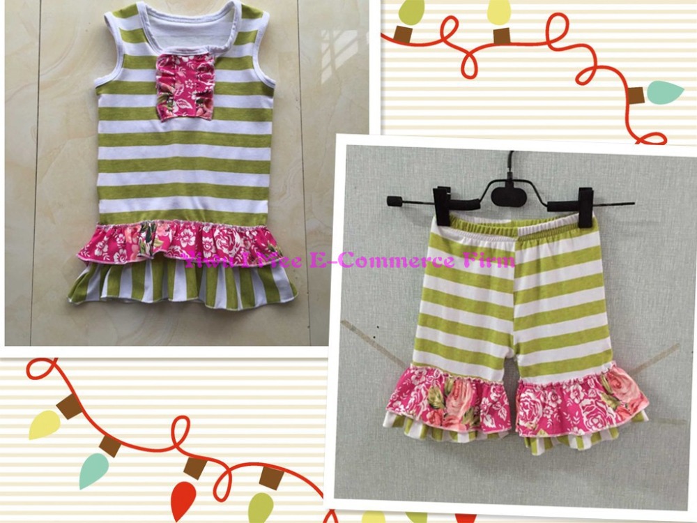 リメイクマスタードパイ衣類セットノースリーブのドレス女の子のためのカスタムデザインの赤ん坊の服装でim-cs610フラワーフリルパンツ仕入れ・メーカー・工場