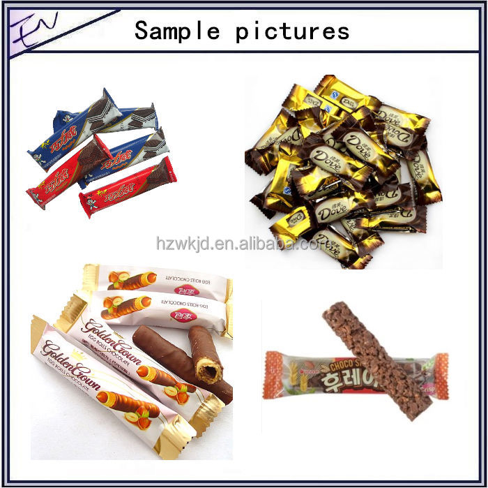 High speed automatic chocolate bar packaging machine