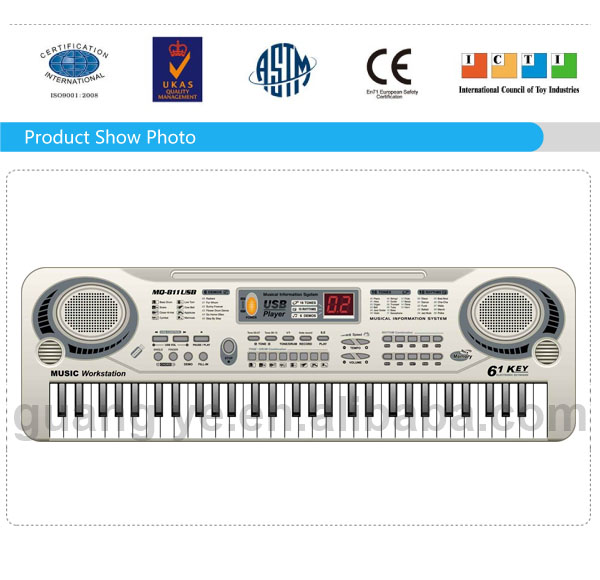 61キーマルチ- 機能電気プラスチック楽器鍵盤楽器問屋・仕入れ・卸・卸売り