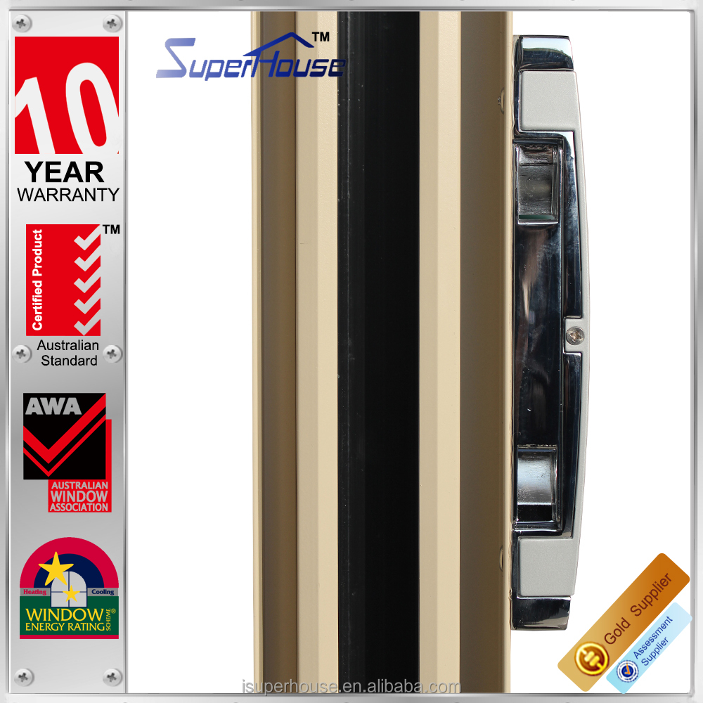 sound insulation as2047 2 panles beige alumnium sliding door