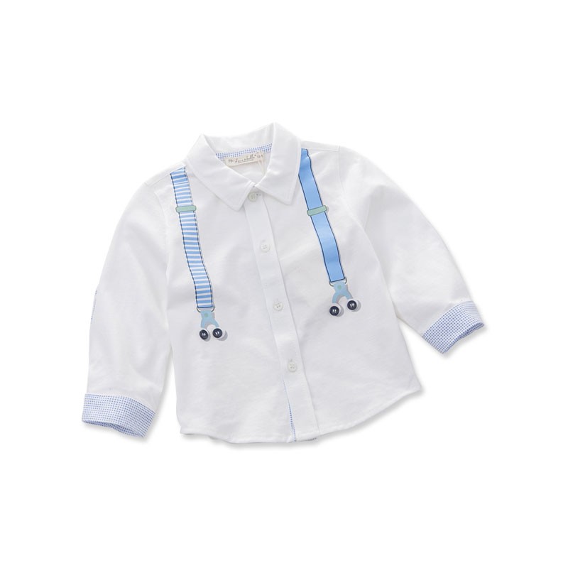 DB3562デイブベラ春男の子プリントシャツよちよちトップ幼児シャツ男の子ハンサムシャツグリッドチェック柄シャツ仕入れ・メーカー・工場