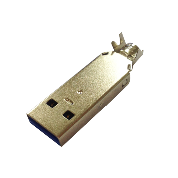 金メッキusb3.0は、 はんだ付けタイプ( 3- 部品組立型)仕入れ・メーカー・工場