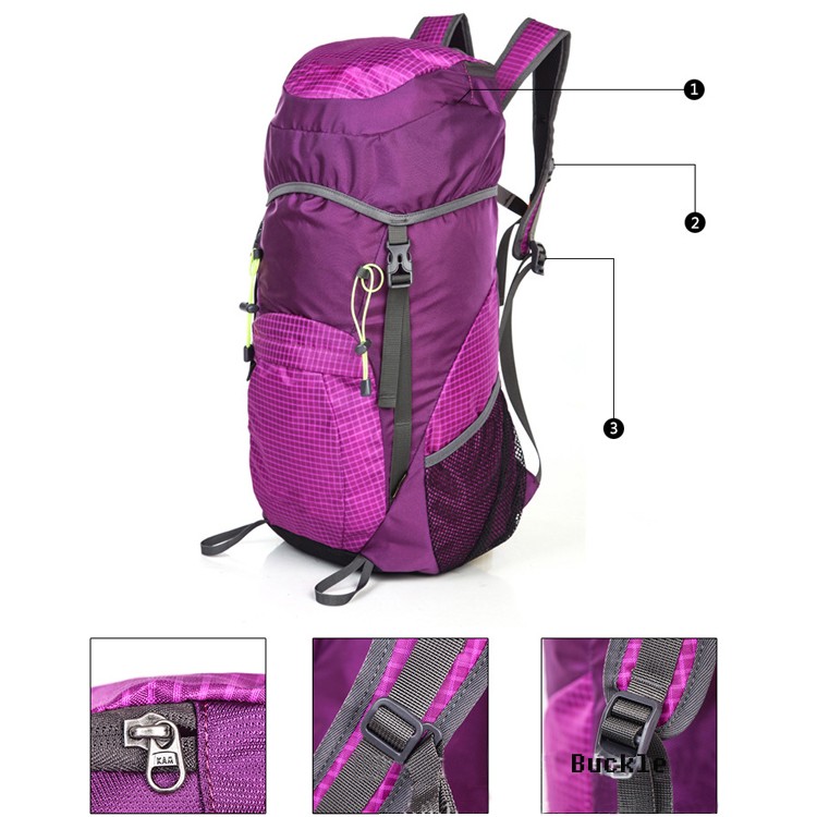 2015 Top Sale Wholesale Nice Design Light Foldable Nylon Backpacks