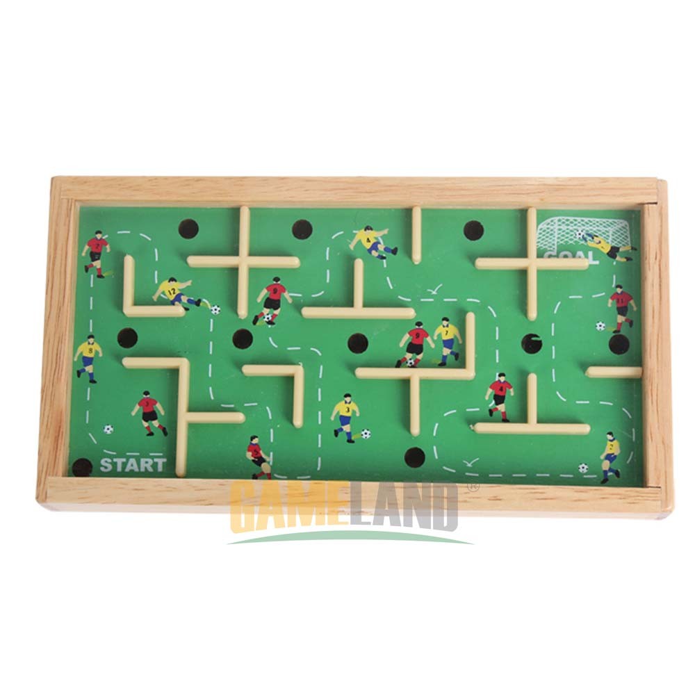 子供の木製サッカー迷路ゲームクラシック木製パズルゲーム仕入れ・メーカー・工場