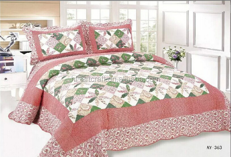 Active Series Twill 100 Cotton 3 Pcs Patchwork Bed Sheet Designs Buy