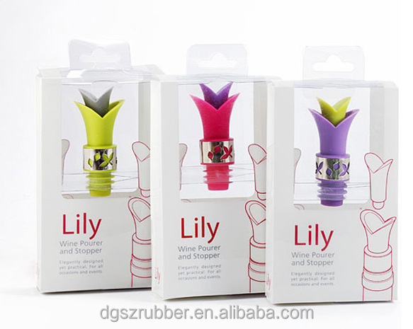 2014 new design bottle stopper,silicone bottle stopper, wine bottle stopper