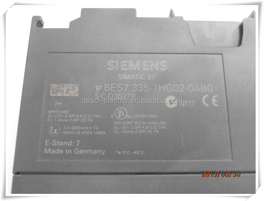 シーメンスplc制御モジュールジーメンス6es7335- 7hg02- 0ab0仕入れ・メーカー・工場