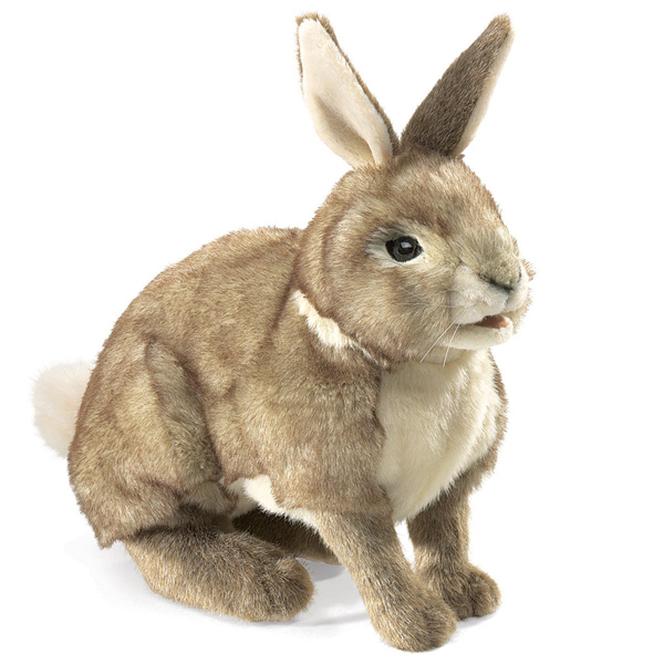 realistic stuffed rabbit