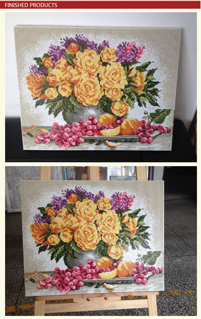 GZ173 40*50 3d embroidery diamond painting by number for room decoration