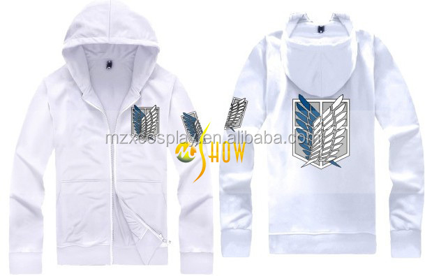 新しい品質のアニメへの攻撃shingekiなしkyojinエレンタイタンイェーガーコスプレ衣装綿フリースロングスリーブパーカージャケットコート問屋・仕入れ・卸・卸売り