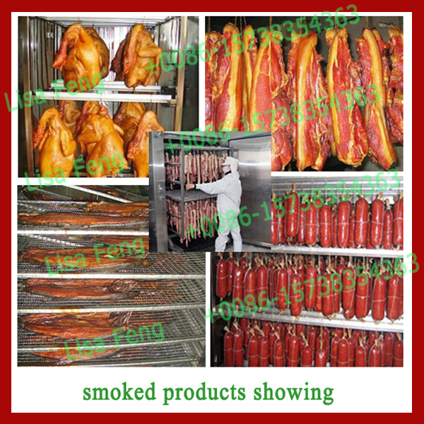 304 stainless steel electric meat smoker/cold fish smoker/dried smoked fish machine,China Azeus