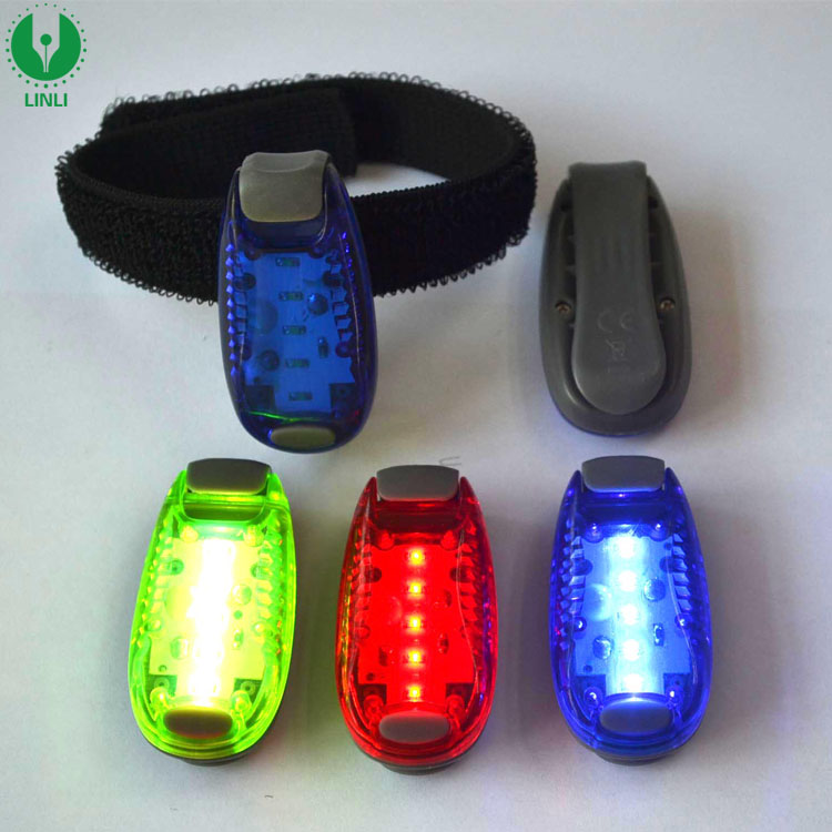 Plastic Mini Clip Led Safety Light Clip On Strobe/running Light Buy