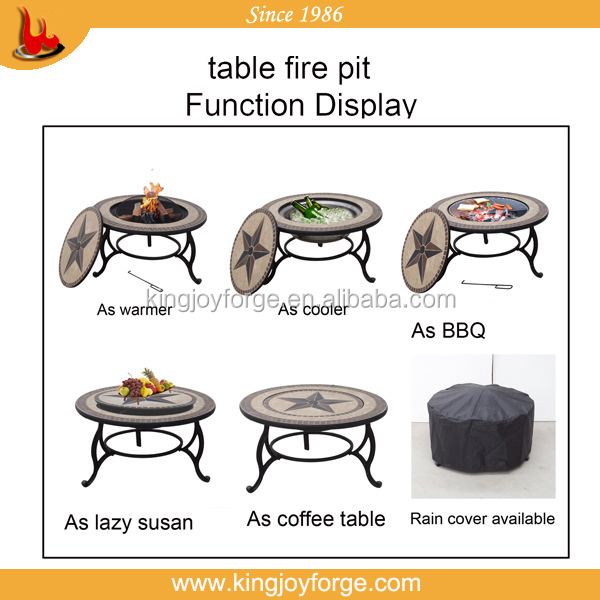 ourdoorfirepitバーベキューテーブルのモザイクパターンテーブルトップ問屋・仕入れ・卸・卸売り