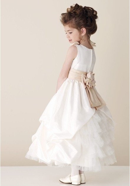 送料無料のフラワーガールの服の子供たちのウェディングドレス女の子ウエディングドレス中国製問屋・仕入れ・卸・卸売り