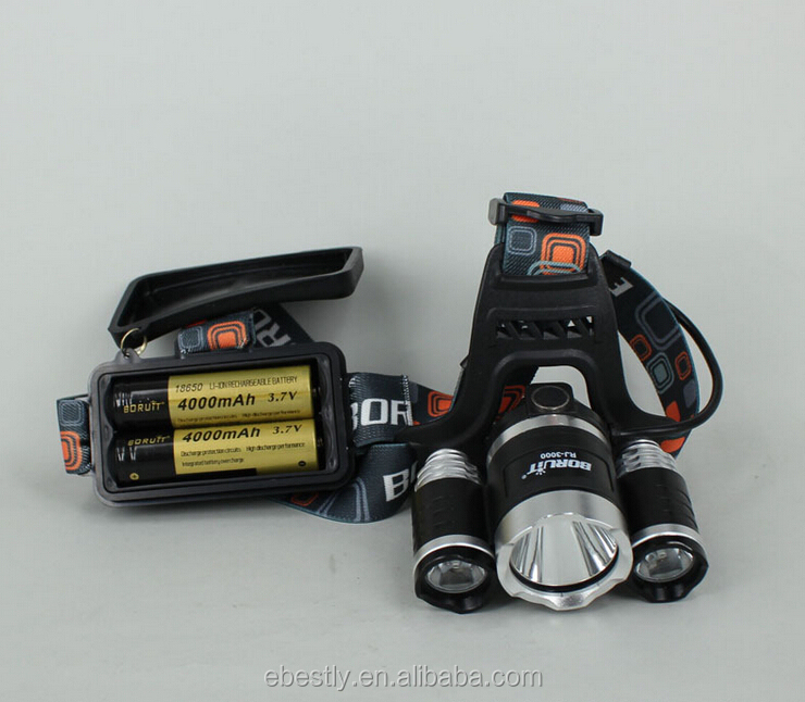 最新ハイパワーヘッドランプ2015boruitrj-3000t6最も強力な充電式ledヘッドランプ問屋・仕入れ・卸・卸売り