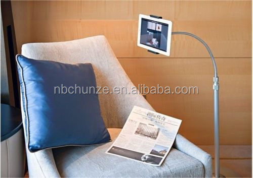 ロシアでalibabaホットユニバーサルベッドルーム用車輪が付いているタブレットスタンドホルダー問屋・仕入れ・卸・卸売り