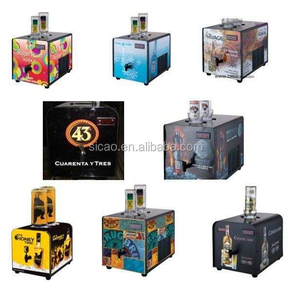 Two Bottle Alcohol Cooling Rum Electronic Spirit Tap Metal Bar Sake