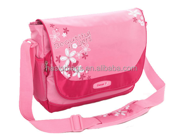 New Design Fashion Polyester Shoulder Strap School Bag, Shoulder belt Messenger bag