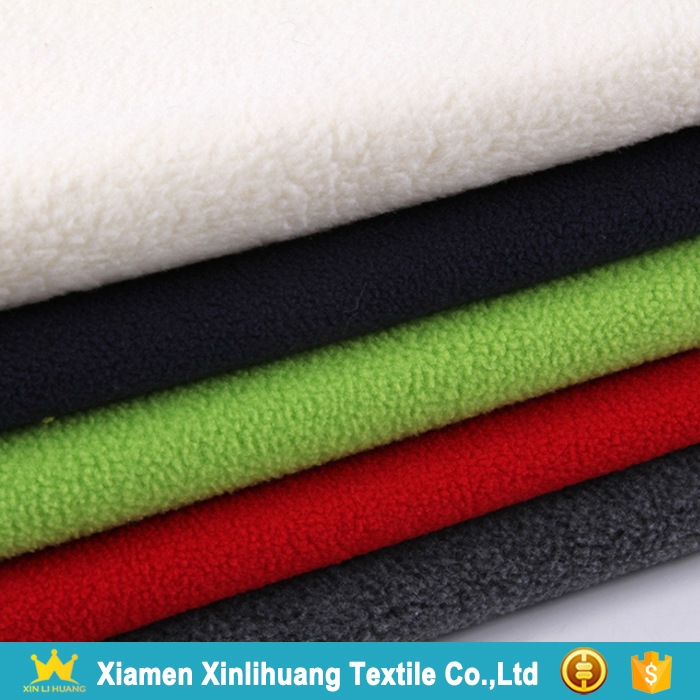 cheap knitted 100 polyester anti pilling polar fleece fabric