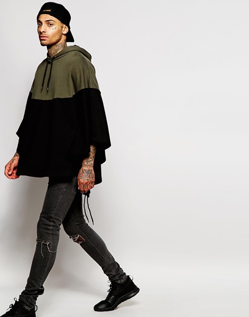コントラストパーカーケープ、oem服卸売、男性快適なパーカー仕入れ・メーカー・工場