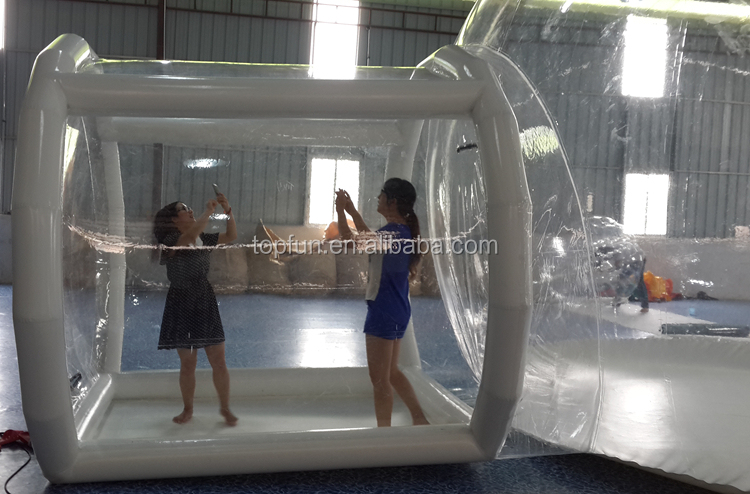 キャンプインフレータブルバブルのテント透明pvcインフレータブルバブルスノードーム仕入れ・メーカー・工場