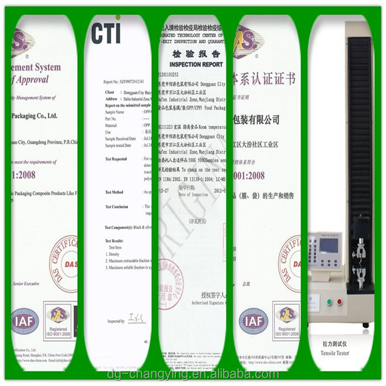 High quality laminated print pp woven rice bag