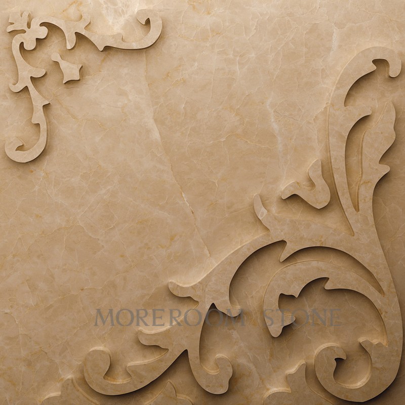 ML-A003 Moreroom Stone 3D Marble Background Decors Marble Iran Marble Beige Marble Tiles Price Shayan Marble CNC Wall Panels  3D Wall Tiles for Wall Decoration.jpg