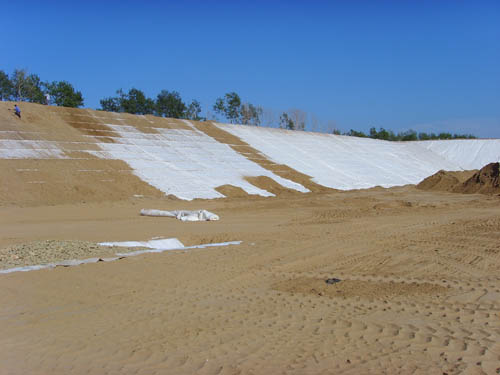 Geocomposite排水ネットでジオテキスタイル熱有界で双方 問屋・仕入れ・卸・卸売り