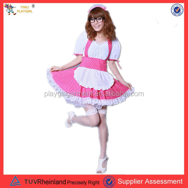 Pgwc- 0892中国セクシーなメイドのウェイターの制服フランス人のための完全な衣装パーティー衣装仕入れ・メーカー・工場